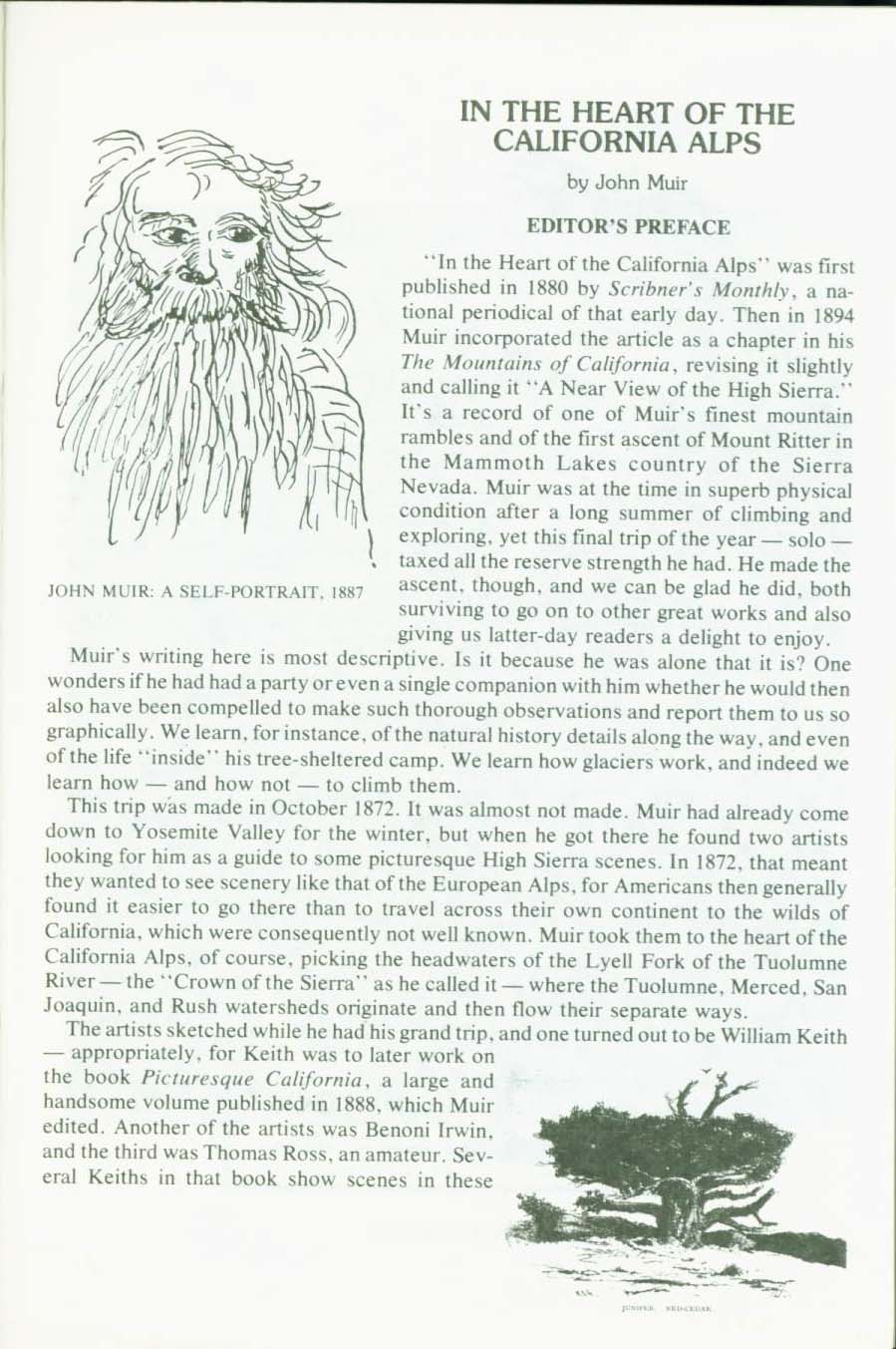 IN THE HEART OF THE CALIFORNIA ALPS: a near view of the High Sierra in 1872. vist0026a